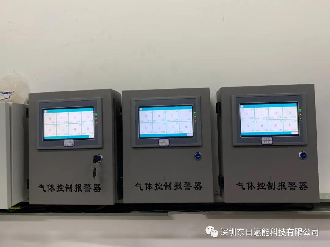 深圳市设计产业园地下停车场项目案例空气检测仪报警器